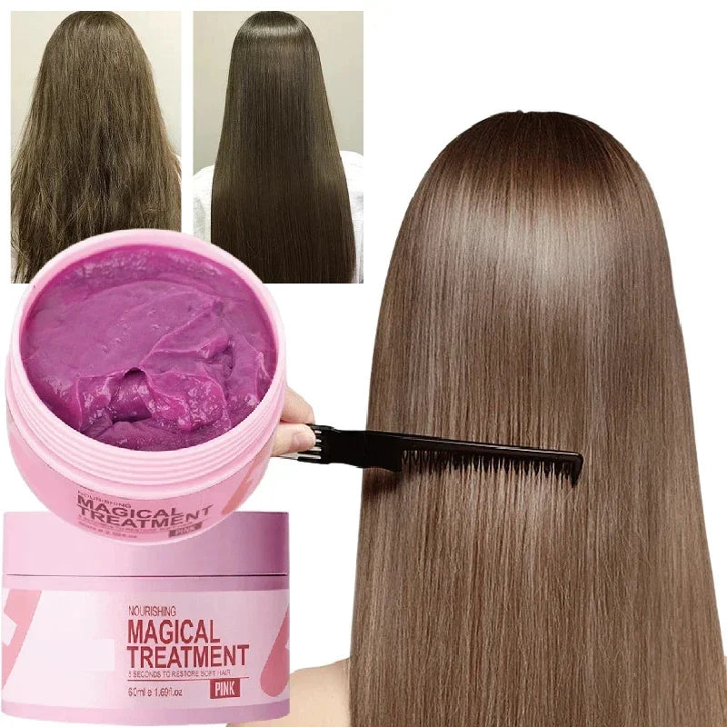 5 Seconds Repair Damaged Frizzy Hair Soft Smooth Shiny Nourishing Hair Care