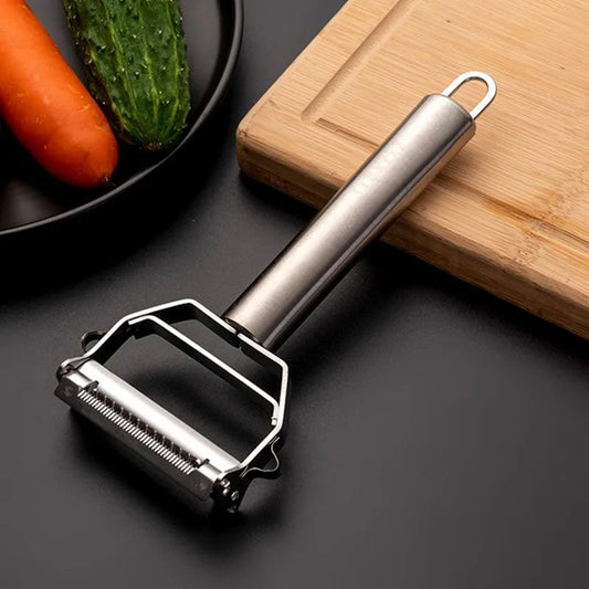 Multifunctional Kitchen Peeler, Vegetable & Fruit Peeler, Stainless Steel Carrot Peeler