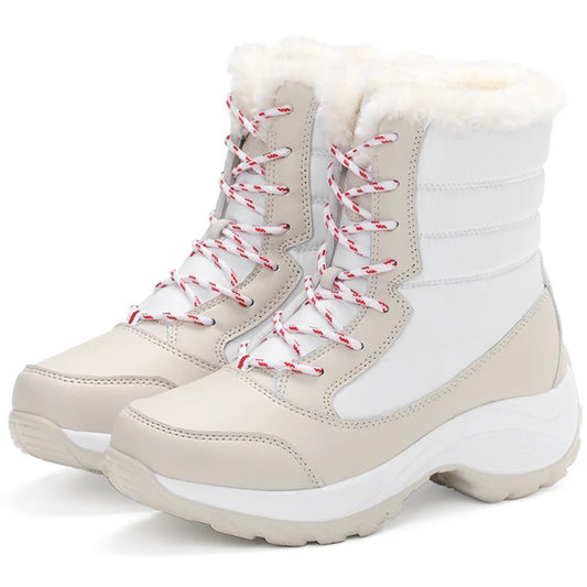 Women's Boots Lightweight Ankle Boots, Heels Winter Botas, Mujer Keep Warm Boots