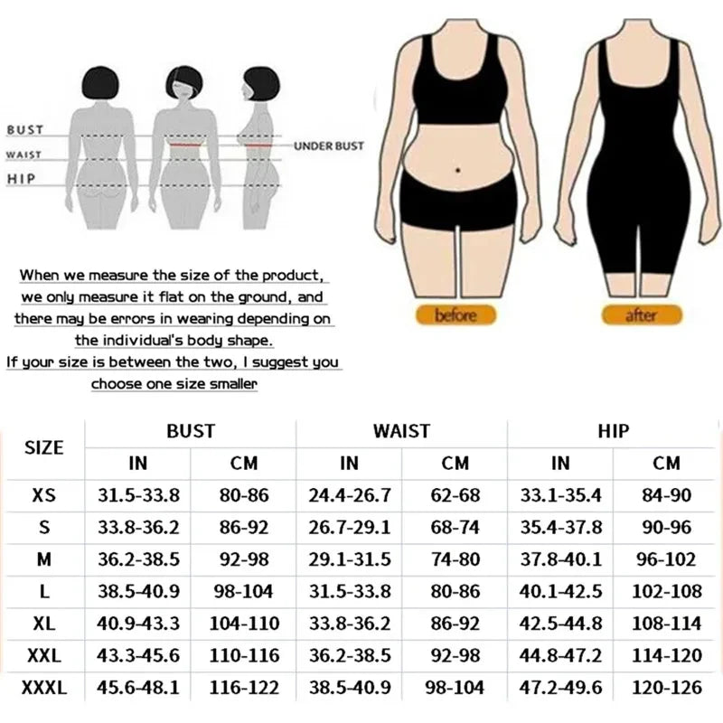 Fajas Colombian Corrective Underwear, Tummy Control Shaper Slim Corset Bodysuits