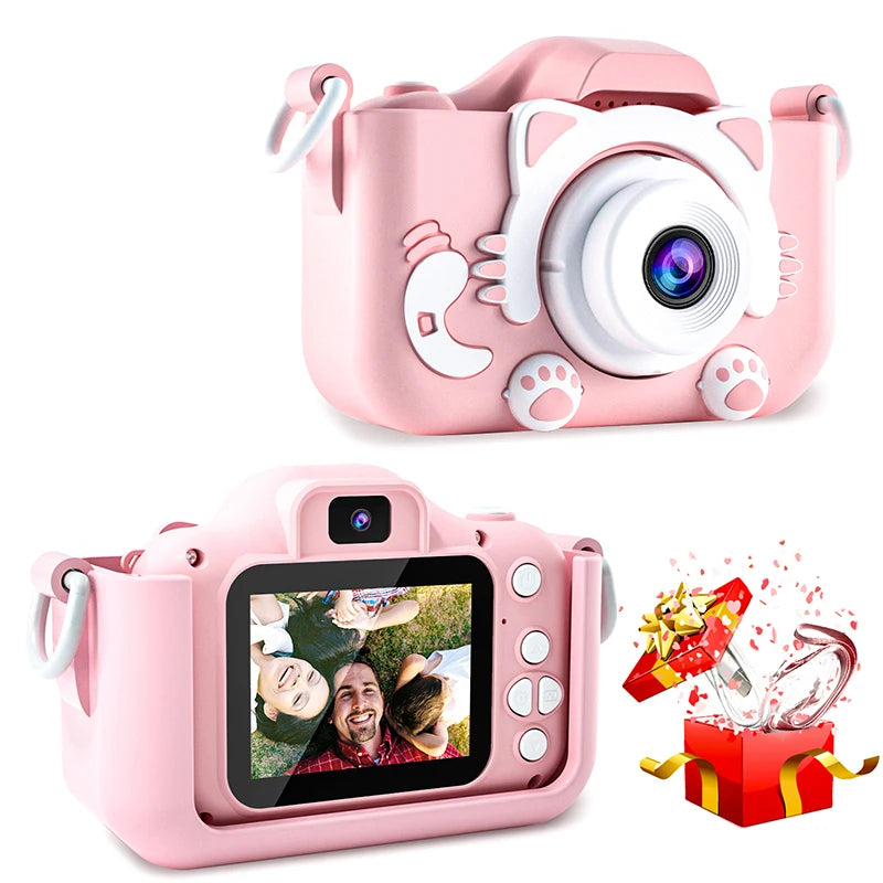 Digital Camera, Children Video Camera 1080P HD with Silicone Cases Toys