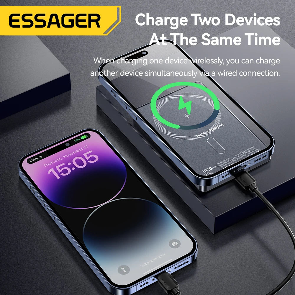 Magnetic Wireless Power Bank Portable Fast Charging