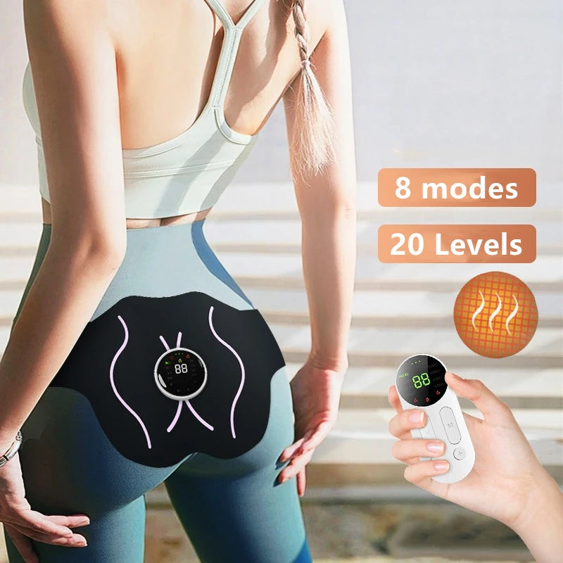 Electric Hip Trainer Buttock Muscle Stimulator With Remote Control, Massager Slimming