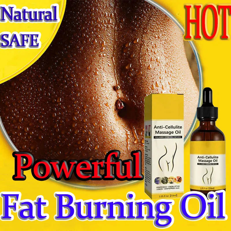 Slimming Oil, Weight & Belly Loss, Natural Plant Extracted Lose Slimming Essential Oils