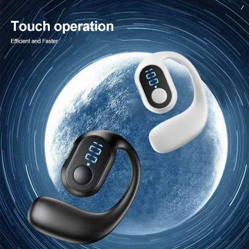 Headphone Wireless Ear Hook Earphone HiFi Stereo Noise Reduction Headset Waterproof Earbud