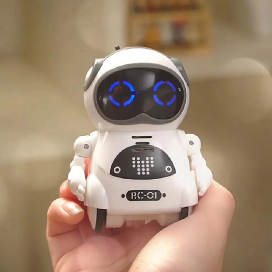 Pocket Emo Robot, Talking Interactive Dialogue, Voice Recognition Record