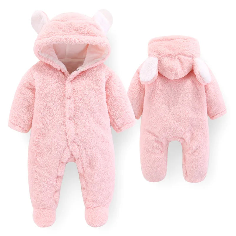 Autumn and winter newborn Romper, Baby girl clothes warm jumpsuit