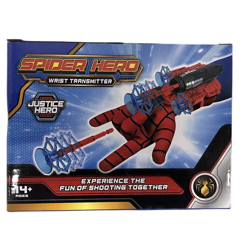 Disney SpiderMan Hero Launcher, Rotating Spider-Man, Bullet Gun Suction Toy