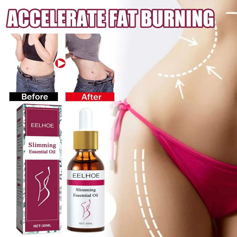 Slimming Oil Fat Burning waist Lose body shaping Natural Plant Health Massage Essential Oils