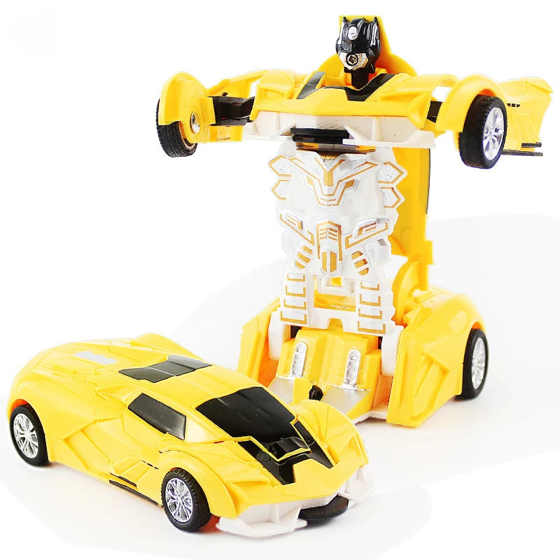 Robot Car Toy, 2 in 1 Car, Plastic Funny Action Figures Car