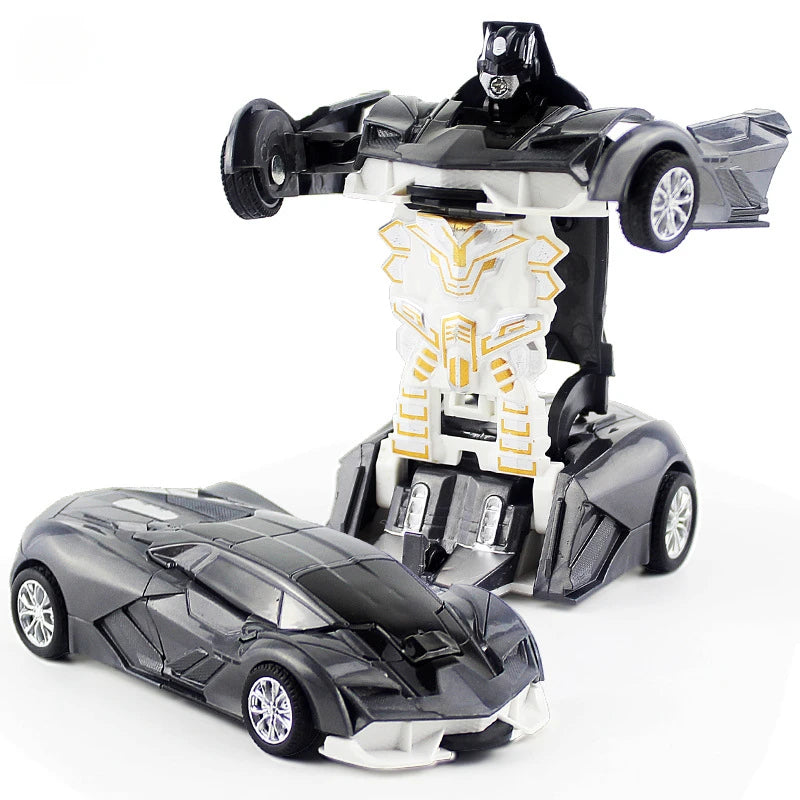 Robot Car Toy, 2 in 1 Car, Plastic Funny Action Figures Car